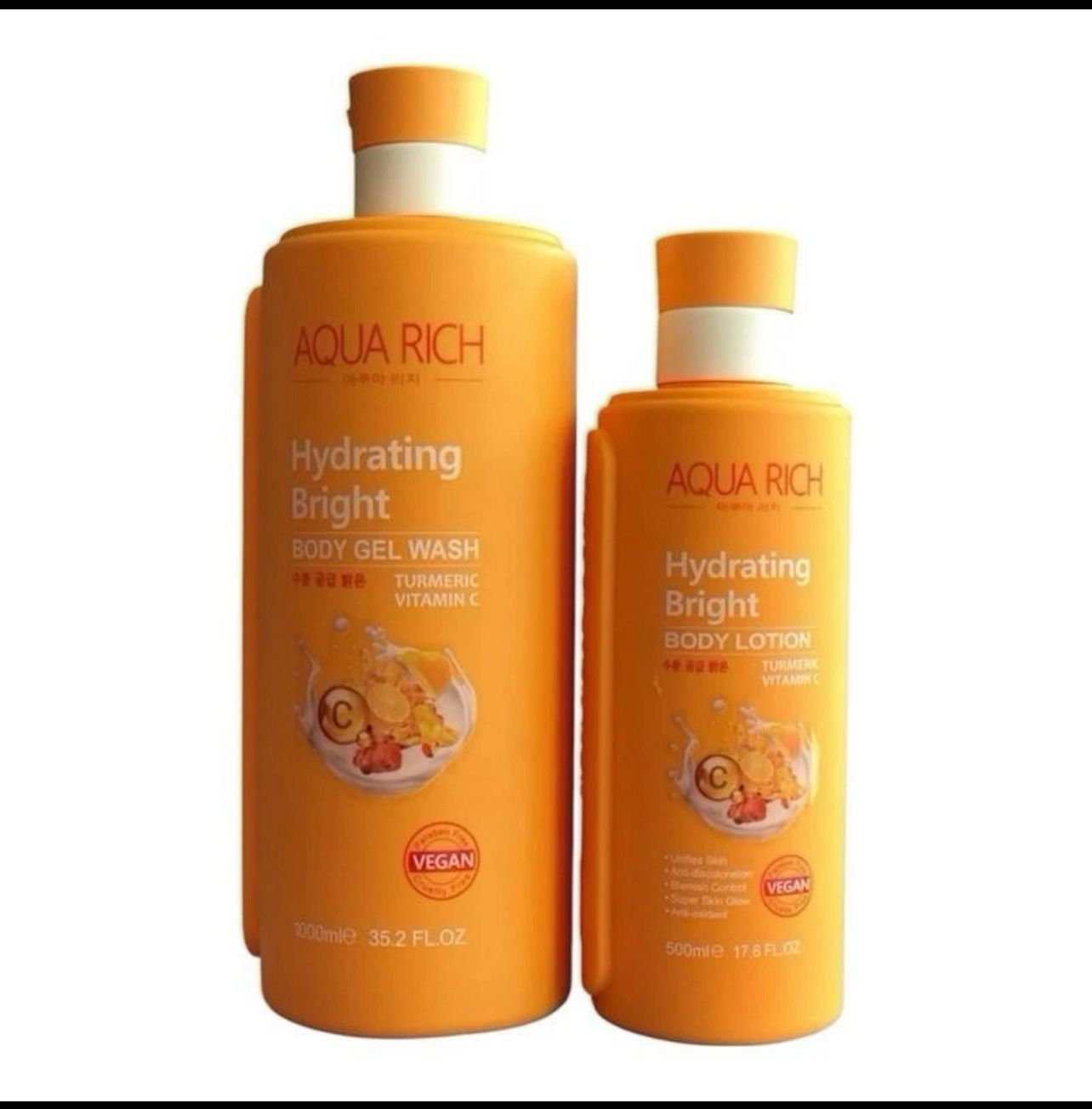 Aqua Rich Hydrating Bright Body Gel Wash 1000ml